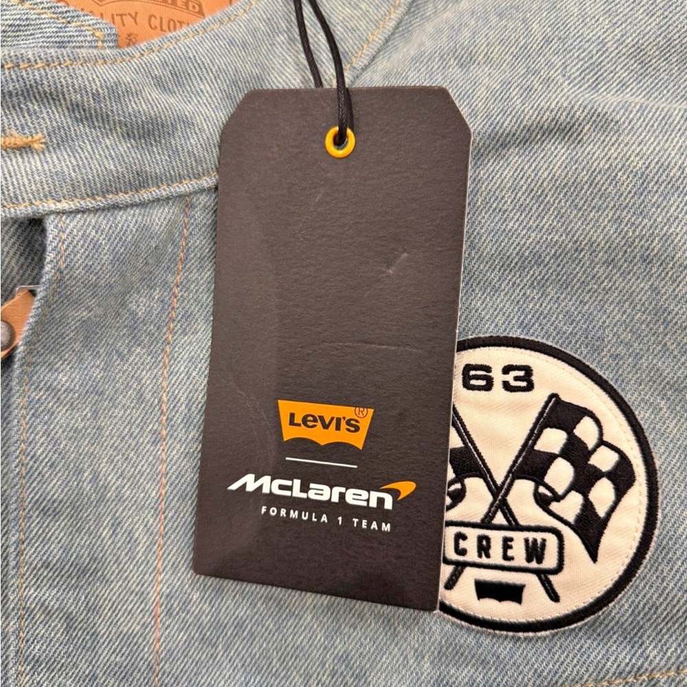 Levi's Blue Denim Jacket with McLaren Patch